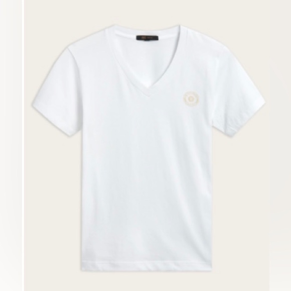 Frye Logo Vneck T Shirt